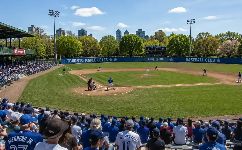 1. Watch the Toronto Maple Leafs Baseball Team at Christie Pits